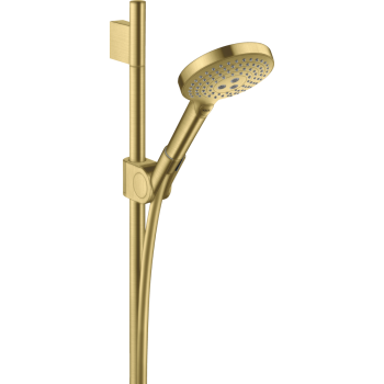 - AXOR Uno Zestaw prysznicowy 90 cm z główką prysznicową 120 3jet mosiądz szczotkowany 27987950 - 27987950 - Łazienki Szydłowski