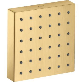 - AXOR ShowerSolutions Moduł prysznicowy 120/120, kwadratowy, podtynkowy złoty optyczny szczotkowany 28491250 - 28491250 U - Łazienki Szydłowski