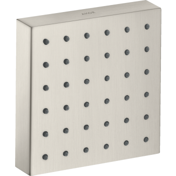 - AXOR ShowerSolutions Moduł prysznicowy 12 x 12 cm, kwadratowy, podtynkowy stal szlachetna optyczna 28491800 - 28491800 - Łazienki Szydłowski
