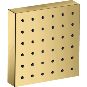 - AXOR ShowerSolutions Moduł prysznicowy 12 x 12cm, kwadratowy, podtynkowy Złoty Optyczny Polerowany 28491990 - 28491990 - Łazienki Szydłowski