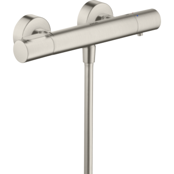 - AXOR Citterio M Bateria prysznicowa, termostatyczna, natynkowa stal szlachetna optyczna 34635800 - 34635800 - Łazienki Szydłowski