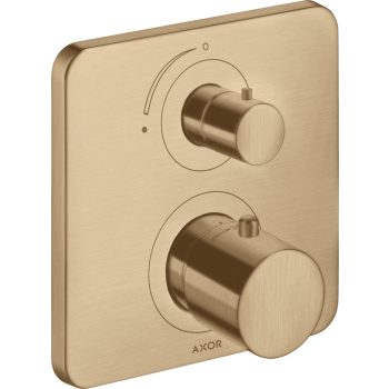  - AXOR Citterio M Bateria termostatyczna z zaworem odcinającym do 1 odbiornika, podtynkowa brąz szczotkowany 34705140 - 34705140 U - Łazienki Szydłowski
