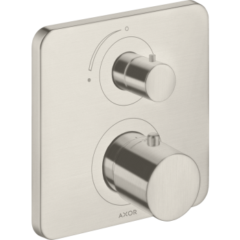 - AXOR Citterio M Bateria termostatyczna z zaworem odcinającym do 1 odbiornika, podtynkowa stal szlachetna optyczna 34705800 - 34705800 - Łazienki Szydłowski