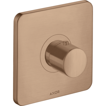 - AXOR Citterio M Bateria termostatyczna, podtynkowa czerwone złoto szczotkowane 34715310 - 34715310 - Łazienki Szydłowski