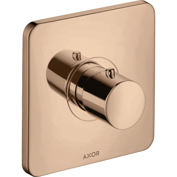 - AXOR Citterio M Bateria termostatyczna HighFlow, podtynkowa czerwony złoty polerowany 34716300 - 34716300 - Łazienki Szydłowski