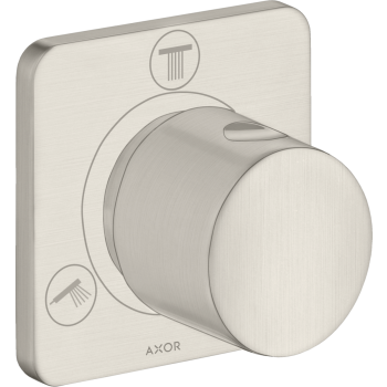 - AXOR Citterio M Zawór odcinająco-przełączający Trio/Quattro, stal szlachetna optyczna 34920800 - 34920800 - Łazienki Szydłowski