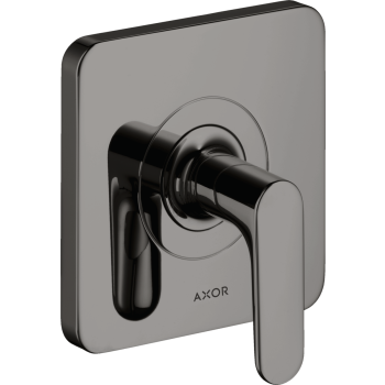 - AXOR Citterio M Zawór odcinający, podtynkowy czarny chrom polerowany 34960330 - 34960330 - Łazienki Szydłowski