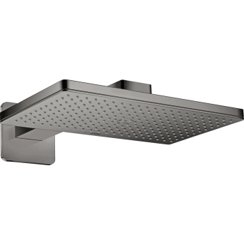  - AXOR ShowerSolutions Deszczownica prysznicowa 46 x 30 cm 1jet z ramieniem prysznicowym, czarny chrom polerowany 35274330 - 35274330 - Łazienki Szydłowski