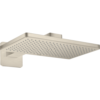  - AXOR ShowerSolutions Głowica prysznicowa 460/300 1jet z ramieniem prysznicowym, rozeta softsquare nikiel szczotkowany 35274820 - 35274820 U - Łazienki Szydłowski