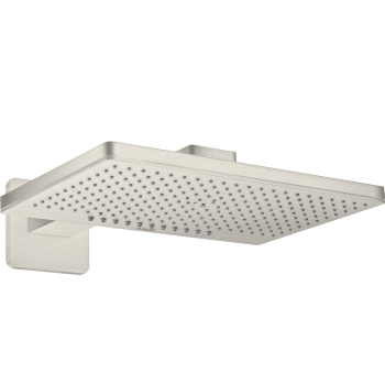 - AXOR ShowerSolutions Deszczownica prysznicowa 46 x 30 cm 2jet z ramieniem prysznicowym, rozeta softsquare stal szlachetna optyczna 35275800 - 35275800 - Łazienki Szydłowski