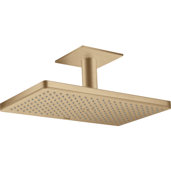 - AXOR ShowerSolutions Deszczownica 46 x 30 cm 1jet z przyłączem sufitowym brąz szczotkowany 35277140 - 35277140 U - Łazienki Szydłowski