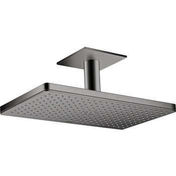  - AXOR ShowerSolutions Deszczownica prysznicowa 46 x 30 cm 1jet z przyłączem sufitowym czarny chrom polerowany 35277330 - 35277330 - Łazienki Szydłowski