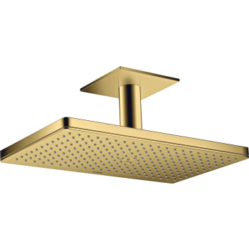  - AXOR ShowerSolutions Deszczownica 46 x 30cm 1jet z przyłączem sufitowym Złoty Optyczny Polerowany 35277990 - 35277990 - Łazienki Szydłowski