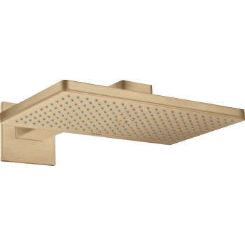 - AXOR ShowerSolutions Deszczownica 46 x 30 cm 1 jet z ramieniem prysznicowym, rozeta softsquare brąz szczotkowany 35278140 - 35278140 U - Łazienki Szydłowski