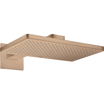  - AXOR ShowerSolutions Deszczownica prysznicowa 46 x 30 cm1 jet z ramieniem prysznicowym, rozeta softsquare czerwone złoto szczotkowane 35278310 - 35278310 - Łazienki Szydłowski