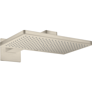  - AXOR ShowerSolutions Głowica prysznicowa 460/300 1 jet z ramieniem prysznicowym, rozeta softsquare nikiel szczotkowany 35278820 - 35278820 U - Łazienki Szydłowski