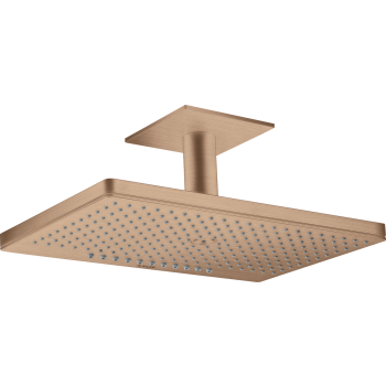  - AXOR ShowerSolutions Głowica prysznicowa 460/300 2jet z przyłączem sufitowym czerwone złoto szczotkowane 35279310 - 35279310 - Łazienki Szydłowski