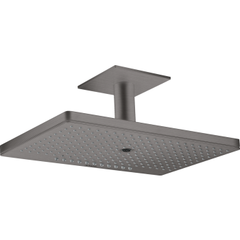 - AXOR ShowerSolutions Deszczownica 46 x 30cm 3jet z przyłączem sufitowym czarny chrom szczotkowany 35281340 - 35281340 - Łazienki Szydłowski