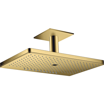  - AXOR ShowerSolutions Deszczownica 46 x 30cm 3jet z przyłączem sufitowym Złoty Optyczny Polerowany 35281990 - 35281990 - Łazienki Szydłowski