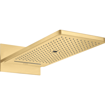 - AXOR ShowerSolutions Deszczownica prysznicowa 25 x 58 cm 3jet złoty optyczny szczotkowany 35283250 - 35283250 U - Łazienki Szydłowski