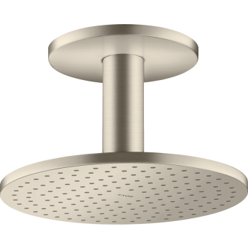 - AXOR ShowerSolutions Głowica prysznicowa 250 1jet nikiel szczotkowany 35286820 - 35286820 U - Łazienki Szydłowski
