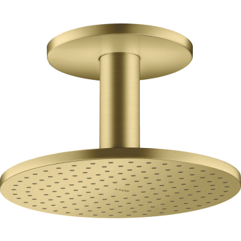  - AXOR ShowerSolutions Głowica prysznicowa 250 1jet mosiądz szczotkowany 35286950 - 35286950 U - Łazienki Szydłowski