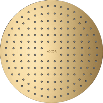 - AXOR ShowerSolutions Deszczownica prysznicowa 25 cm 1jet do montażu w suficie złoty optyczny szczotkowany 35287250 - 35287250 U - Łazienki Szydłowski