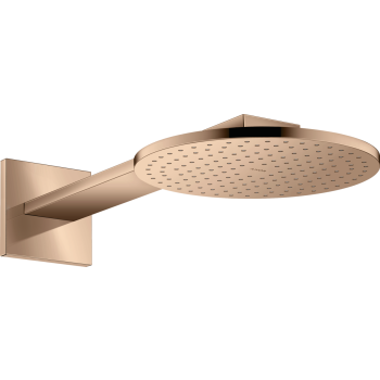- AXOR ShowerSolutions Deszczownica prysznicowa 25 cm 2jet z ramieniem prysznicowym czerwone złoto polerowane 35296300 - 35296300 - Łazienki Szydłowski