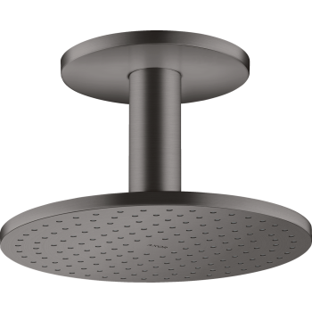- AXOR ShowerSolutions Deszczownica 25cm 2jet do montażu w suficie Czarny Chrom Szczotkowany 35297340 - 35297340 - Łazienki Szydłowski