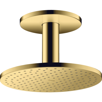  - AXOR ShowerSolutions Deszczownica 25cm 2jet do montażu w suficie Złoty Optyczny Polerowany 35297990 - 35297990 - Łazienki Szydłowski