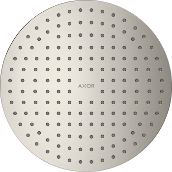 - AXOR ShowerSolutions Deszczownica prysznicowa 25 cm 2jet do montażu w suficie stal szlachetna optyczna 35298800 - 35298800 - Łazienki Szydłowski