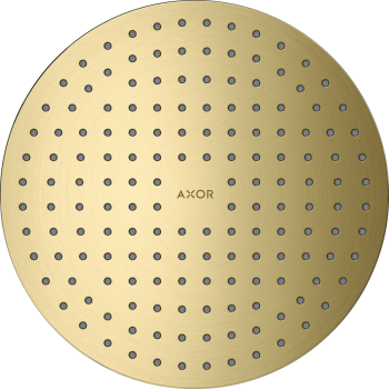  - AXOR ShowerSolutions Głowica prysznicowa 250 2jet do montażu w suficie mosiądz szczotkowany 35298950 - 35298950 U - Łazienki Szydłowski