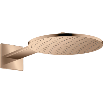 - AXOR ShowerSolutions Deszczownica prysznicowa 30 cm 1jet z ramieniem prysznicowym czerwone złoto polerowane 35300300 - 35300300 - Łazienki Szydłowski