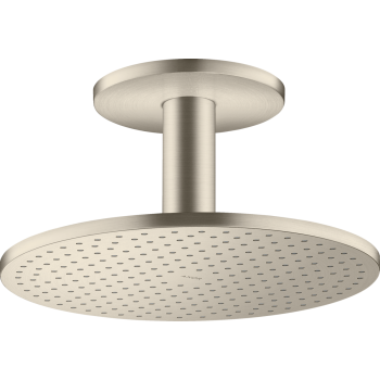  - AXOR ShowerSolutions Deszczownica prysznicowa 30 cm 1jet z przyłączem sufitowym nikiel szczotkowany 35301820 - 35301820 - Łazienki Szydłowski