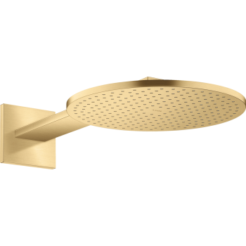 - AXOR ShowerSolutions Deszczownica prysznicowa 30 cm 2jet z ramieniem prysznicowym złoty optyczny szczotkowany 35303250 - 35303250 - Łazienki Szydłowski