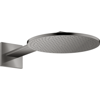  - AXOR ShowerSolutions Deszczownica prysznicowa 30 cm 2jet z ramieniem prysznicowym czarny chrom polerowany 35303330 - 35303330 - Łazienki Szydłowski