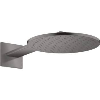 - AXOR ShowerSolutions Deszczownica 30cm 2jet z ramieniem prysznicowym Czarny Chrom Szczotkowany 35303340 - 35303340 - Łazienki Szydłowski