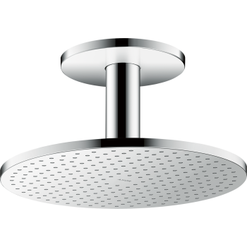 - AXOR ShowerSolutions Deszczownica prysznicowa 30 cm 2jet z przyłączem sufitowym chrom 35304000 - 35304000 - Łazienki Szydłowski