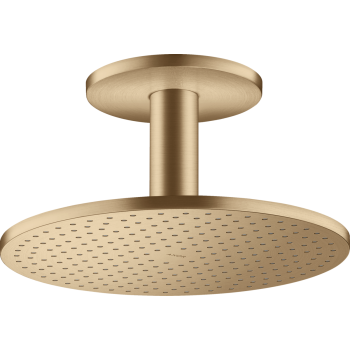 - AXOR ShowerSolutions Deszczownica 30cm 2jet z przyłączem sufitowym brąz szczotkowany 35304140 - 35304140 - Łazienki Szydłowski