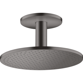 - AXOR ShowerSolutions Deszczownica 30cm 2jet z przyłączem sufitowym Czarny Chrom Szczotkowany 35304340 - 35304340 - Łazienki Szydłowski