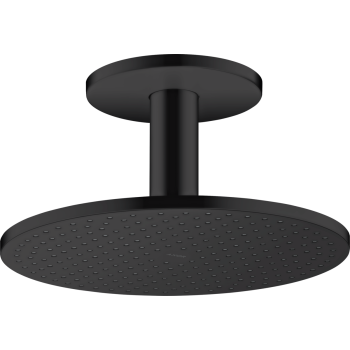 - AXOR ShowerSolutions Deszczownica 30cm 2jet z przyłączem sufitowym czarny mat 35304670 - 35304670 - Łazienki Szydłowski