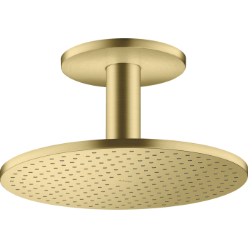  - AXOR ShowerSolutions Deszczownica prysznicowa 30 cm 2jet z przyłączem sufitowym mosiądz szczotkowany 35304950 - 35304950 - Łazienki Szydłowski