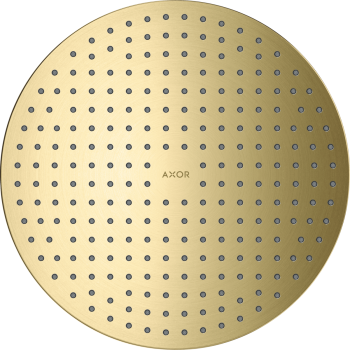  - AXOR ShowerSolutions Deszczownica prysznicowa 30 cm 2jet do montażu w suficie mosiądz szczotkowany 35305950 - 35305950 - Łazienki Szydłowski