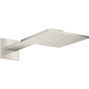 - AXOR ShowerSolutions Deszczownica prysznicowa 25 x 25 cm 1jet z ramieniem prysznicowym stal szlachetna optyczna 35306800 - 35306800 - Łazienki Szydłowski
