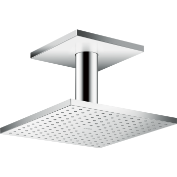 - AXOR ShowerSolutions Deszczownica prysznicowa 25 x 25 cm 1jet z przyłączem sufitowym chrom 35308000 - 35308000 - Łazienki Szydłowski