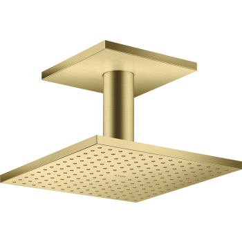  - AXOR ShowerSolutions Deszczownica prysznicowa 25 x 25 cm1jet z przyłączem sufitowym mosiądz szczotkowany 35308950 - 35308950 - Łazienki Szydłowski