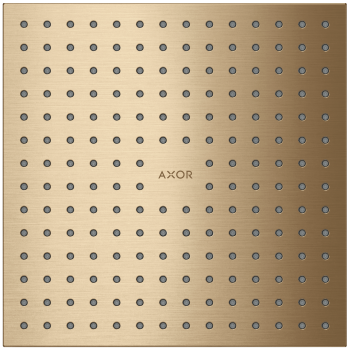 - AXOR ShowerSolutions Deszczownica 25 x 25cm 1jet do montażu w suficie brąz szczotkowany 35309140 - 35309140 - Łazienki Szydłowski