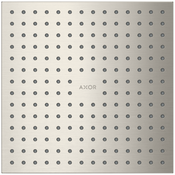 - AXOR ShowerSolutions Deszczownica prysznicowa 25 x 25 cm 1jet do montażu w suficie stal szlachetna optyczna 35309800 - 35309800 - Łazienki Szydłowski