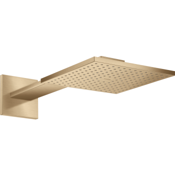 - AXOR ShowerSolutions Deszczownica 25 x 25 cm 2 jet z ramieniem prysznicowym brąz szczotkowany 35310140 - 35310140 U - Łazienki Szydłowski