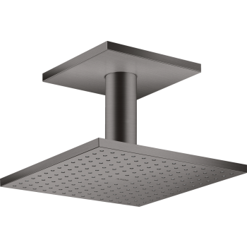 - AXOR ShowerSolutions Deszczownica 25 x 25cm 2jet do montażu w suficie Czarny Chrom Szczotkowany 35312340 - 35312340 - Łazienki Szydłowski